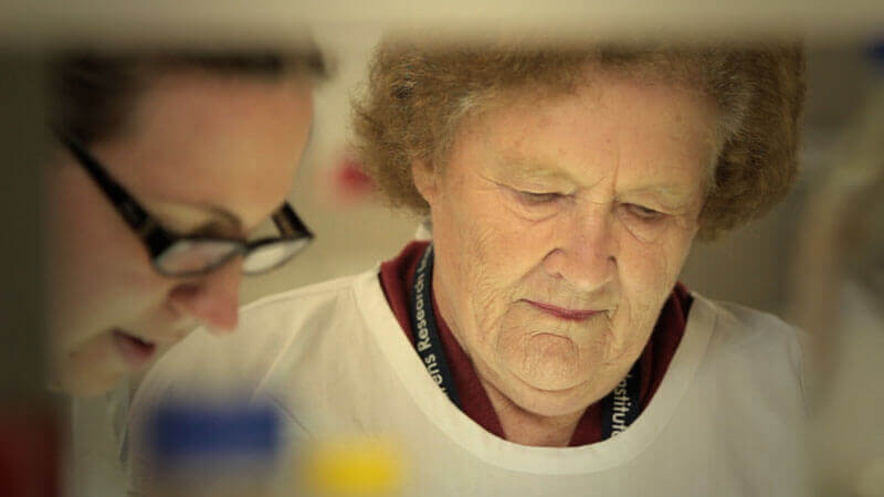 Ruth Bishop at work in her lab. Photo: Stepping Stone Pictures